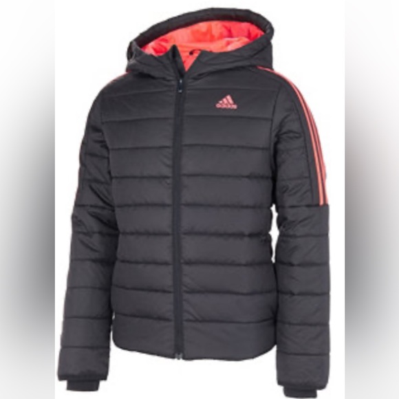 adidas Other - Girls Adidas Puffer Jacket Coat, Color Black,        Size 7/8, used $7.00